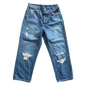 EXPRESS Distressed Dad Jean